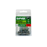 SPAX Multi-Material No. 6 Label X 3/4 in. L Unidrive Flat Head Construction Screws 45 pk