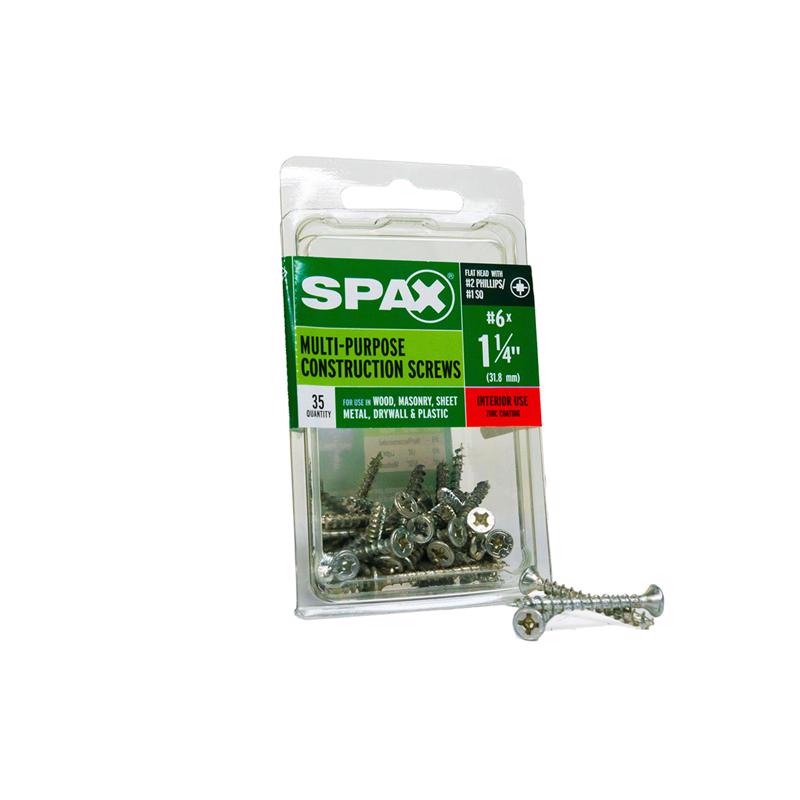 SCRW SPAX FH6X1.25ZNBX35