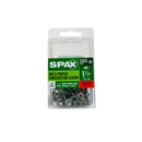 SPAX Multi-Material No. 8 Label X 1-1/2 in. L Unidrive Flat Head Construction Screws 25 pk