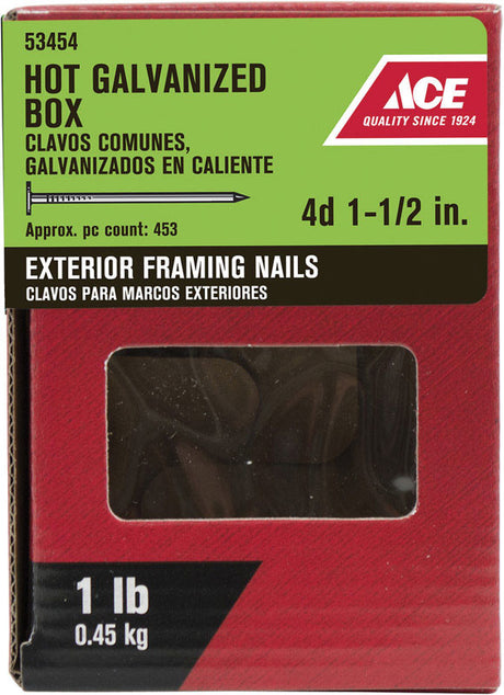 ACE BOX NAIL 4D 1.5" 1#