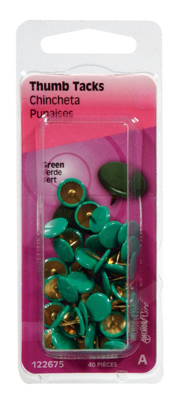 TACKS GRN 5/16X3/8" PK40