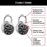 Master Lock 2 in. H X 7/8 in. W X 1-7/8 in. L Steel Anti-Shim Technology Padlock Keyed Alike