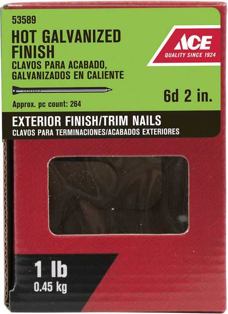 ACE FINISH NAIL6D2"HG 1#