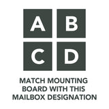 Gibraltar Mailboxes Silver Steel Mounting Hardware .074 Ga. 7.875 in. L