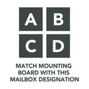 Gibraltar Mailboxes Silver Steel Mounting Hardware .074 Ga. 7.875 in. L