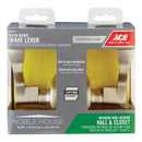 Ace Wave Satin Nickel Passage Lockset 1-3/4 in.