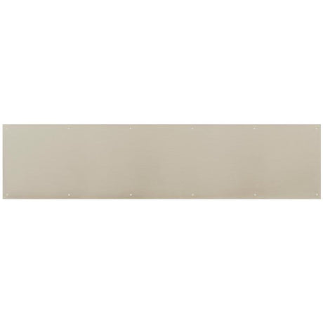 Ace 8 in. H X 34 in. L Satin Nickel Brass Kickplate