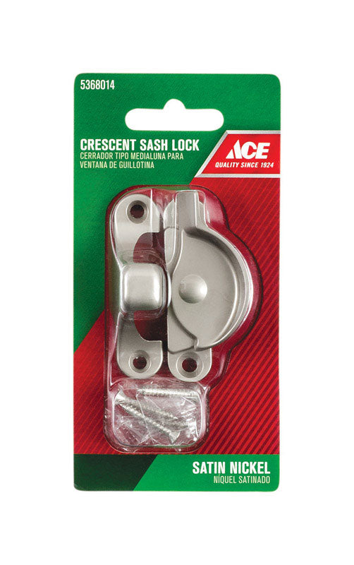 SASH LOCK SATIN NICKEL