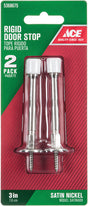 DOOR STOP RIGID 3"SN 2PK