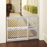 North States Gray 26 in. H X 26-42 in. W Plastic Child Safety Gate