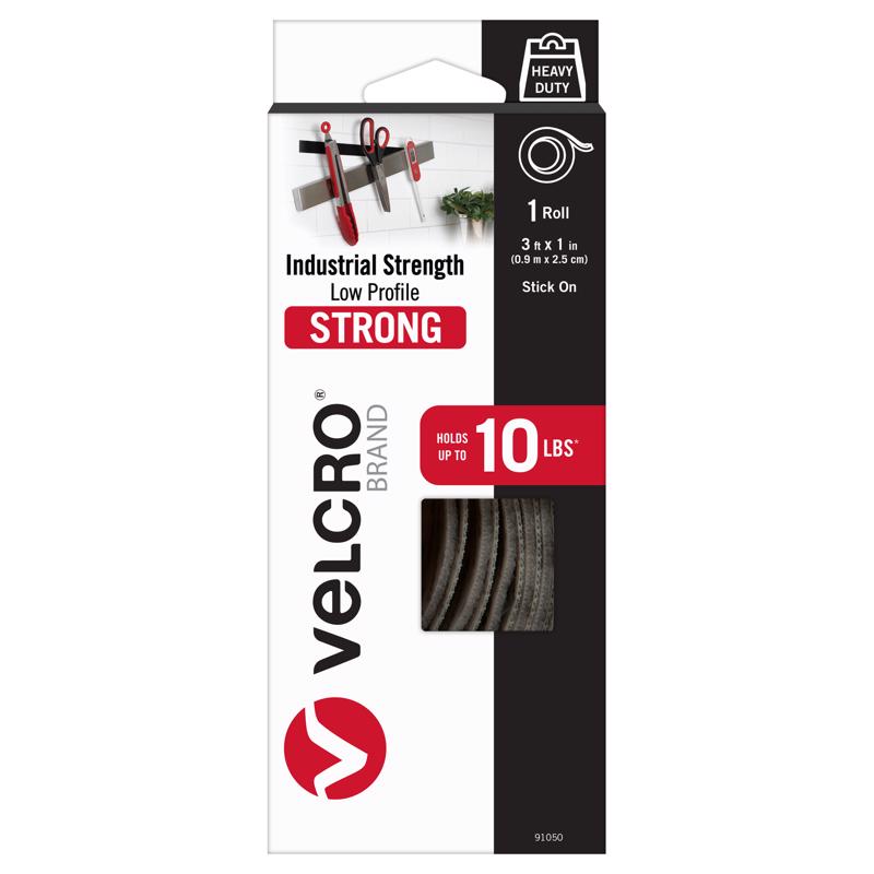 VELCRO TAPE 3'X1" BLACK