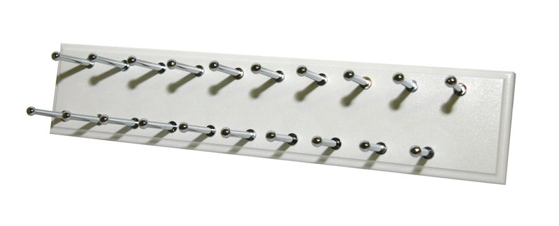 SLIDING TIE RACK SS WHT