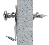 Hillman WALL DOG Brass-Plated Gold Self-Drilling Picture Hanger 50 lb 10 pk