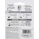 Hillman Wall Driller Brass-Plated White Drywall Picture Hook 50 lb 6 pk