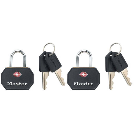 LUGGAGE LOCK TSA 2PK BLK
