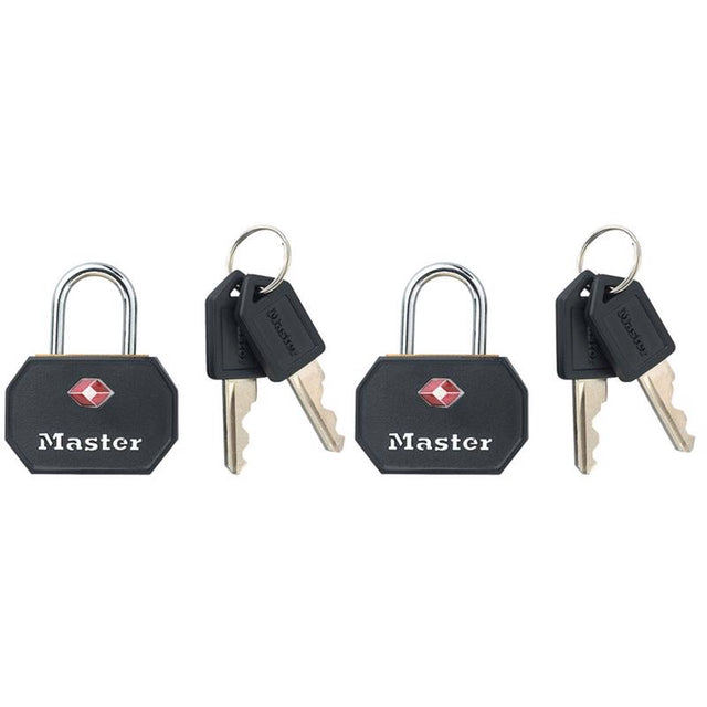 LUGGAGE LOCK TSA 2PK BLK