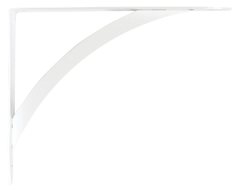 SHELF BRACKET10"ELEG WHT