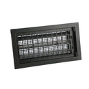 Air Vent 9.5 in. H X 17.5 in. W Black Plastic Foundation Vent