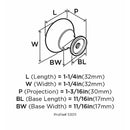 Amerock Allison Round Cabinet Knob 1-1/4 in. D 1-3/16 in. Satin Nickel 1 pk