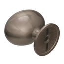Amerock Allison Oval Cabinet Knob 1-3/8 in. D 1-3/8 in. Satin Nickel 1 pk