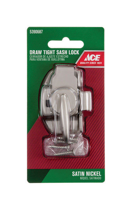 Ace Silver Brass Window Lock 1 pk