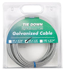 PRE-CUT CABLE50'GALV1/4"