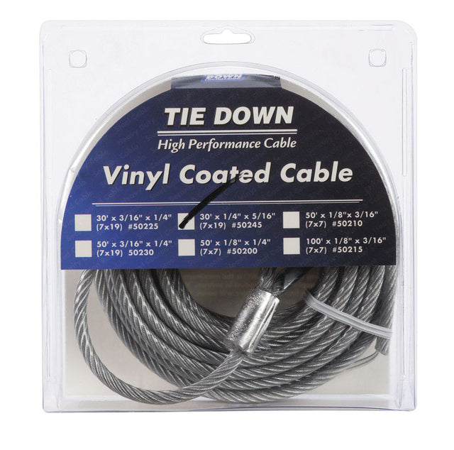 PRECUT CABLE30'1/4-5/16