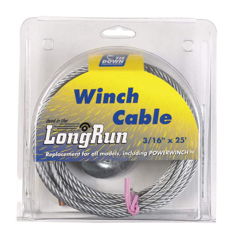 WINCH CABLE 25'3/16"