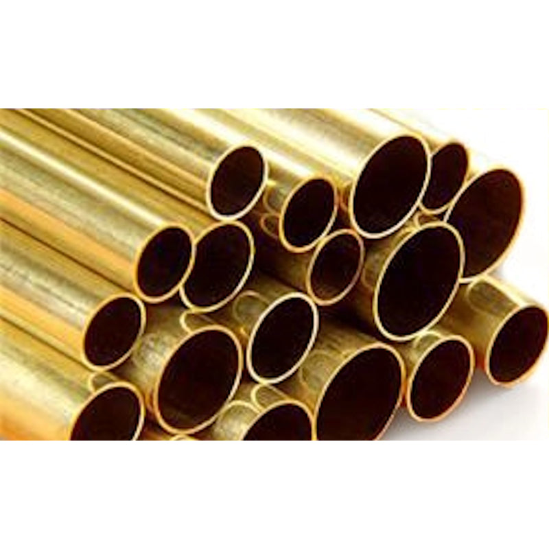 K&S 3/8 in. D X 36 in. L Round Brass Tube 4 pk