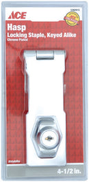 HASP LOCK STAPLE 4.5 CHR