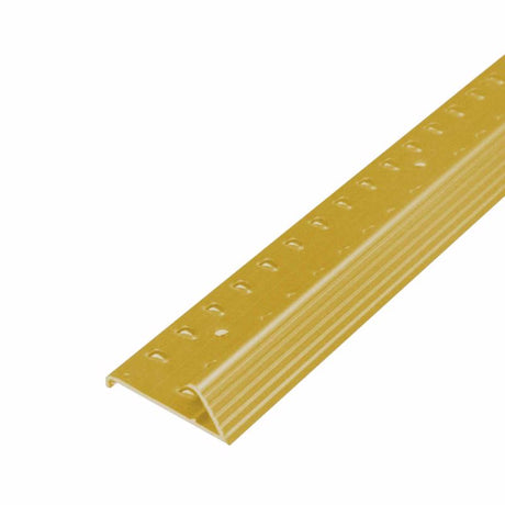 M-D 5/8 in. H X 1-3/8 in. W X 36 in. L Prefinished Satin Brass Aluminum Carpet Gripper