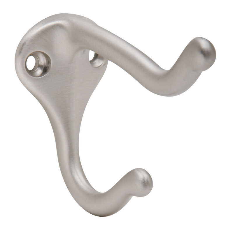 COAT &HAT HOOK 3"STNKL