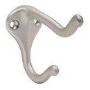 COAT &HAT HOOK 3"STNKL