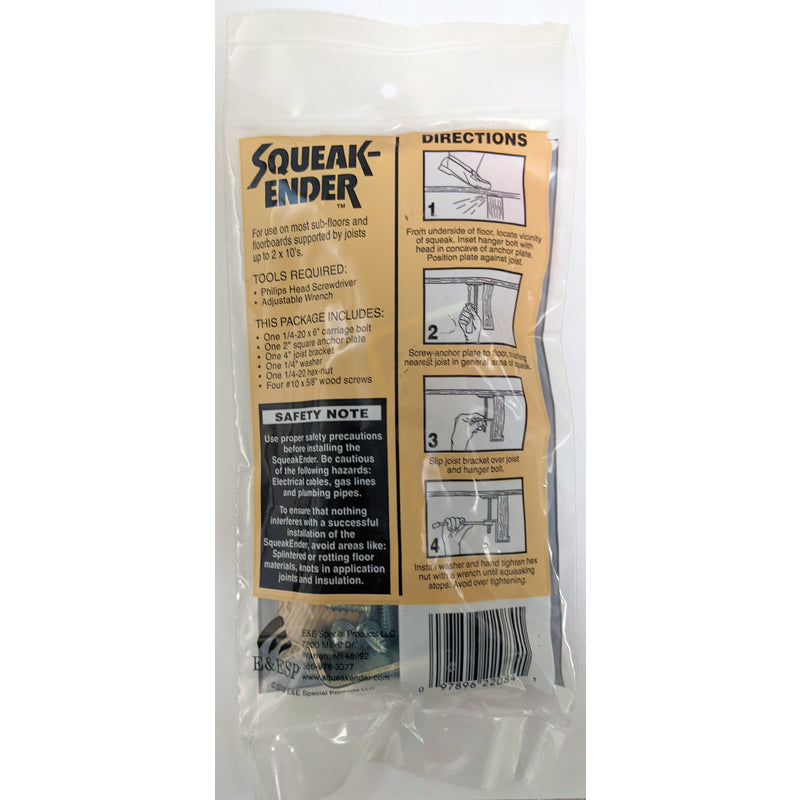 Squeak-Ender 6 in. L Phillips Square Head Floor Squeak Eliminator 1 pk