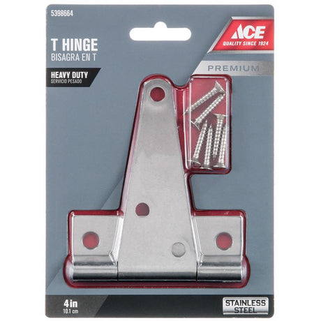 T HINGE 4" HD SS ACE