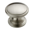 KNOB 1-1/4" BRSHD NICKL