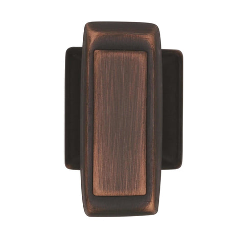 Amerock Mulholland Square Furniture Knob 1-1/4 in. D 1-1/8 in. Oil Rubbed Bronze 1 pk