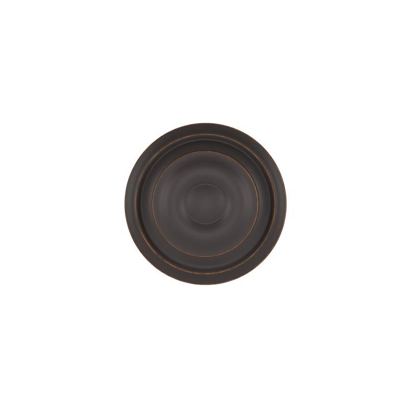 Schlage Georgian Aged Bronze Passage Lockset 1-3/4 in.