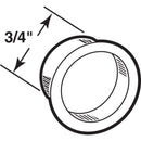 Prime-Line Satin Nickel Gray Steel Door Finger Pull