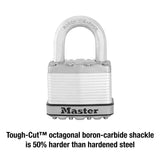 Master Lock 6.34 in. H X 1.34 in. W X 3.91 in. L Steel Ball Bearing Locking Padlock Keyed Alike