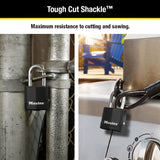 Master Lock Magnum 1-7/8 in. H X 1-3/16 in. W X 1-3/4 in. L Laminated Steel Ball Bearing Locking Pad