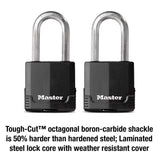 Master Lock 2 in. H X 1-5/16 in. W X 2 in. L Steel Ball Bearing Locking Padlock Keyed Alike