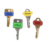 Lucky Line Plastic Assorted ID Key Sleeve