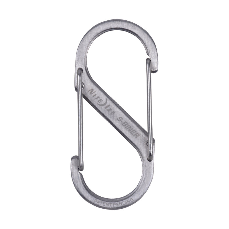 Nite Ize S-Biner 1.8 in. D Stainless Steel Silver Carabiner Key Holder