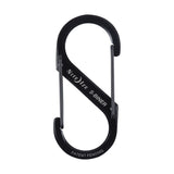 Nite Ize S-Biner 1.8 in. D Stainless Steel Black Carabiner Key Holder