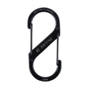 Nite Ize S-Biner 1.8 in. D Stainless Steel Black Carabiner Key Holder