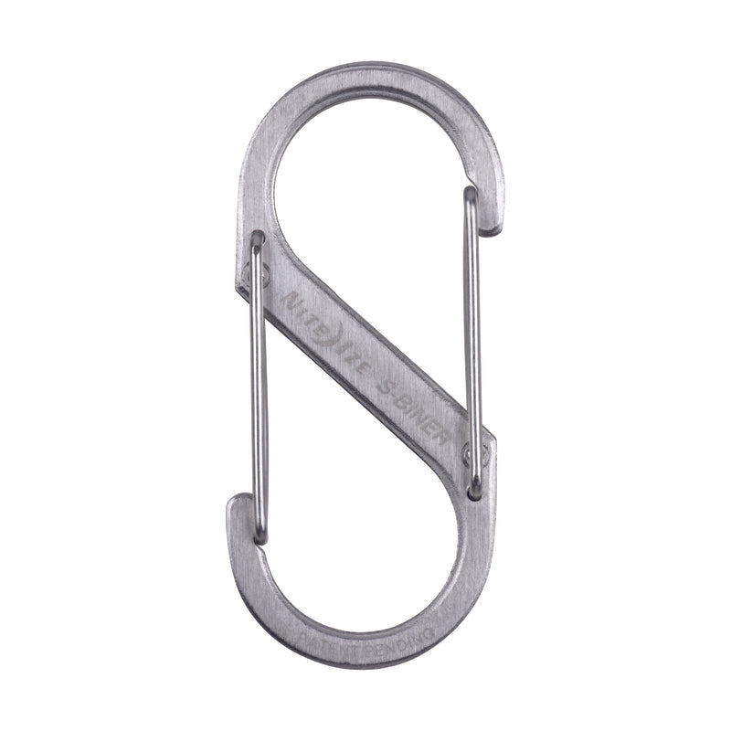 Nite Ize S-Biner 1.8 in. D Stainless Steel Silver Carabiner Key Holder