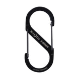 Nite Ize S-Biner 1.8 in. D Stainless Steel Black Carabiner Key Holder