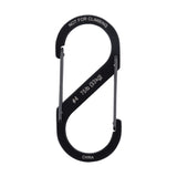 Nite Ize S-Biner 1.8 in. D Stainless Steel Black Carabiner Key Holder