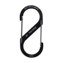 Nite Ize S-Biner 1.8 in. D Stainless Steel Black Carabiner Key Holder
